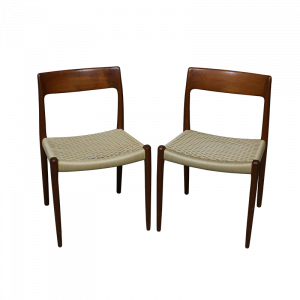 Cadeiras Niels O. Moller modelo 77