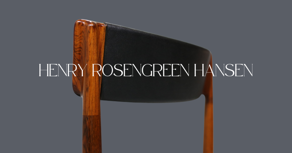 Henry rosengreen hansen design dinamarquês cadeiras em pau santo