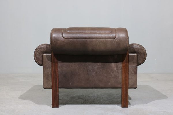 Par de poltronas Sven Ellekaer em pau santo e couro